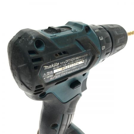  MAKITA マキタ 充電式ドライバドリル 10.8V DF332D ブルー