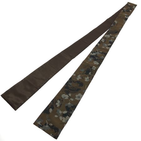  Rire Fete リルフェテ ノースリーブワンピース SIZE 9号 8470-0571 ブラウン/花柄