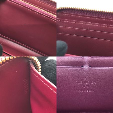  LOUIS VUITTON ルイヴィトン 長財布 ヴェルニ ポルトフォイユ クレマンス M90972 ボルドー