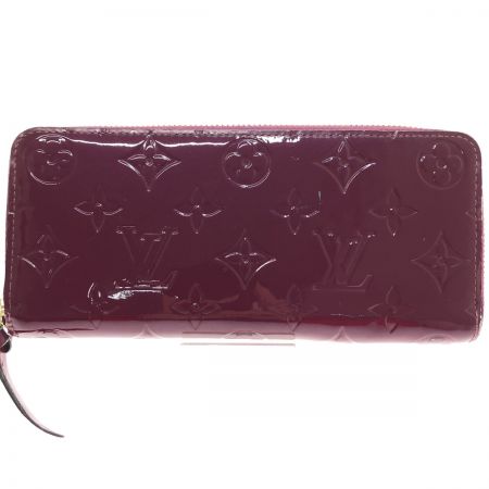  LOUIS VUITTON ルイヴィトン 長財布 ヴェルニ ポルトフォイユ クレマンス M90972 ボルドー
