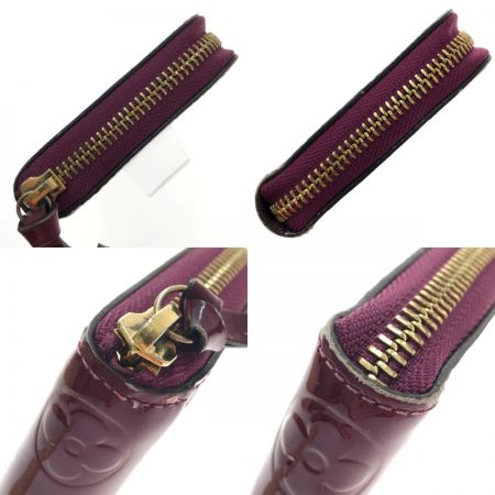  LOUIS VUITTON ルイヴィトン 長財布 ヴェルニ ポルトフォイユ クレマンス M90972 ボルドー