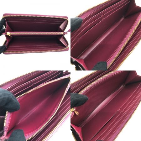  LOUIS VUITTON ルイヴィトン 長財布 ヴェルニ ポルトフォイユ クレマンス M90972 ボルドー