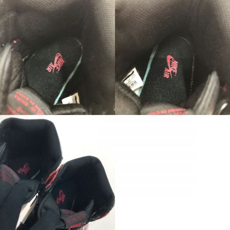  NIKE ナイキ スニーカー エアジョーダン 1 レトロ ハイ OG 27.5cm 本体のみ 555088-610 ブラック x レッド x ホワイト