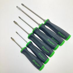 □□ Snap-on スナップオン ドライバー　プラス3本　マイナス3本　計6本セット 本体のみ Bランク