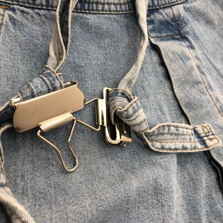  CHICANOS オーバーオール 古着 ライトブルー