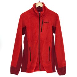 □□ Patagonia パタゴニア レギュレーターR2フリースジャケット Mサイズ 25138FA15 レッド Aランク