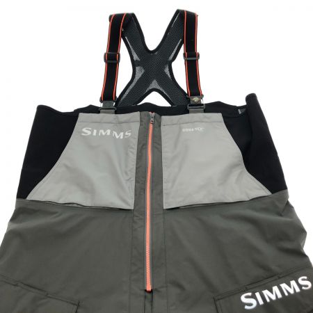  SIMMS GORE-TEX フィッシングジャケット・パンツセット 上下サイズ違い オレンジ×グレー