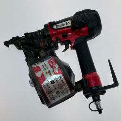 □□ MAKITA マキタ 65mm高圧エア釘打 AN635H レッド 本体のみ Bランク