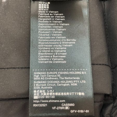  SHIMANO シマノ XEFO ゲームベスト フリーサイズ VF-278R ブラック