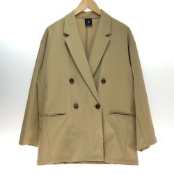 □□ NEW BALANCE ニュー・バランス THE CITY ウインドフルジップジャケット Lサイズ JWJL2205 ベージュ Bランク