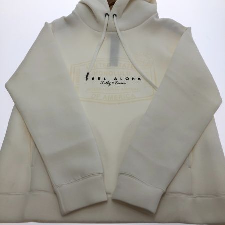  UNION STATION ユニオンステーション Lilly&Emma/リリー&エマ 別注 オリジナルプリントパーカ Mサイズ M0831UTR003 ホワイト