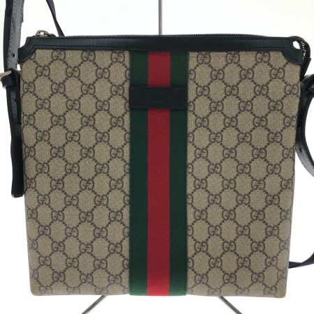  GUCCI グッチ シェリーライン ショルダーバッグ 本体のみ 387111 ベージュ x ブラック