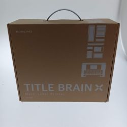 □□ KOKUYO コクヨ タイトルブレーン クロス ラベルプリンター NS-TB5 Bランク