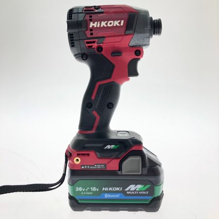  HiKOKI ハイコーキ コードレスインパクトドライバ 36V WH36DD(2XHRSZ) レッド