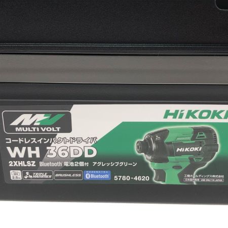  HiKOKI ハイコーキ コードレスインパクトドライバ 36V WH36DD(2XHLSZ) グリーン