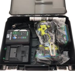 □□ HiKOKI ハイコーキ コードレスインパクトドライバ 36V WH36DD(2XHYSZ) イエロー Sランク