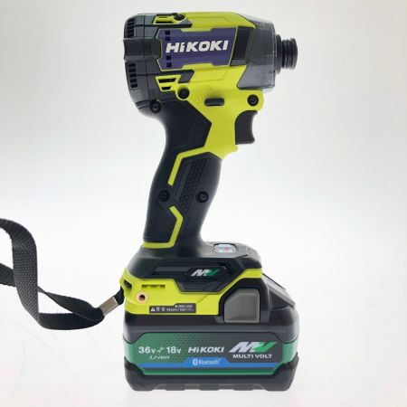  HiKOKI ハイコーキ コードレスインパクトドライバ 36V WH36DD(2XHYSZ) イエロー