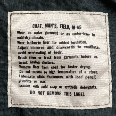  BUZZ RICKSON'S バズ リクソンズ M-65 フィールドジャケット Mサイズ BR11702 オリーブ