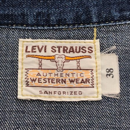  LEVI'S リーバイス デニムシャツ 38 Mサイズ ネイビー