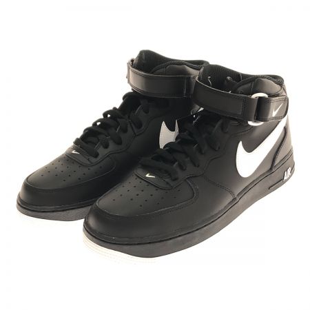  NIKE ナイキ エア フォース 1 MID '07 スニーカー 27.5cm DV0806-001 ブラック