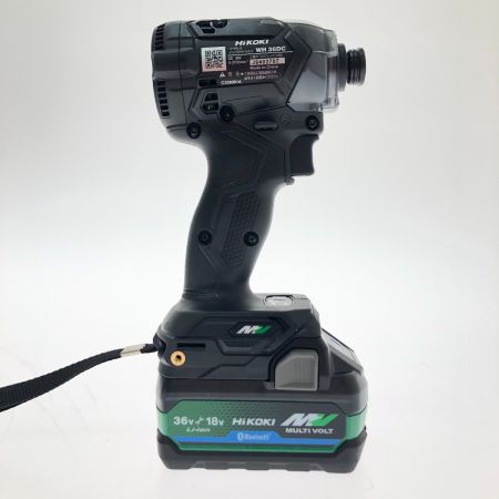  HiKOKI ハイコーキ コードレスインパクトドライバ 36V WH36DC(2XPBSZ) ブラック