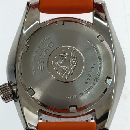  SEIKO セイコー 腕時計 プロスペックス ダイバースキューバ 自動巻き 本体のみ 6R15-00G0 オレンジ