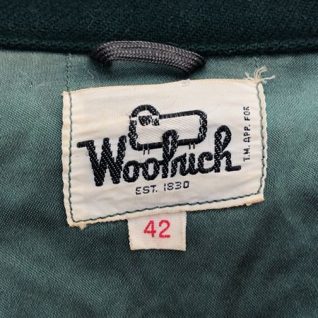  WOOLRICH ウールリッチ シャツジャケット SIZE 42 EST1830 グリーン
