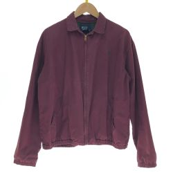 □□ POLO RALPH LAUREN ポロラルフローレン スイングトップ ジャケット Sサイズ ワインレッド Cランク