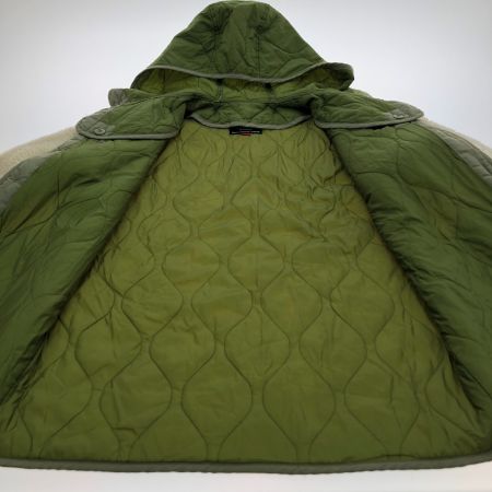  ALPHA アルファ フーデッドボアライナージャケット Mサイズ TA1346-018 オリーブ×アイボリー