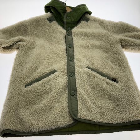  ALPHA アルファ フーデッドボアライナージャケット Mサイズ TA1346-018 オリーブ×アイボリー