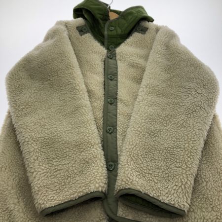  ALPHA アルファ フーデッドボアライナージャケット Mサイズ TA1346-018 オリーブ×アイボリー