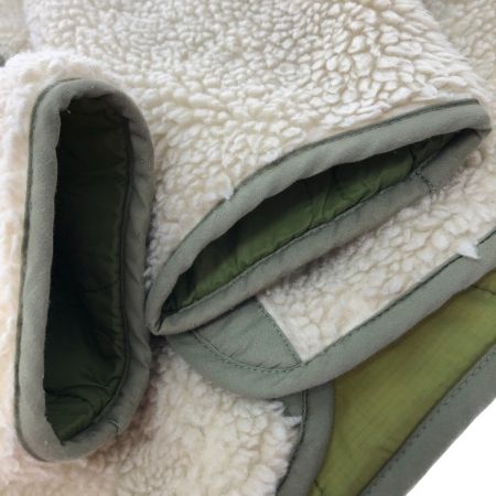  ALPHA アルファ フーデッドボアライナージャケット Mサイズ TA1346-018 オリーブ×アイボリー