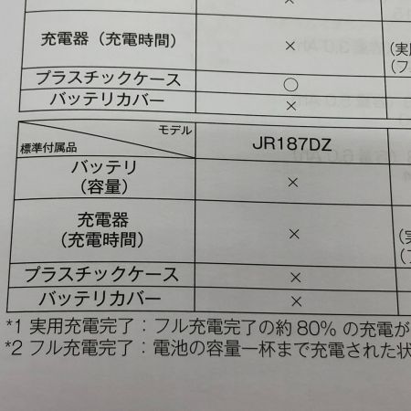  MAKITA マキタ 充電式レシプロソー 18V JR187DZ グリーン×ブラック