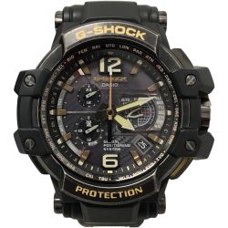 □□ CASIO カシオ G-SHOCK 腕時計 グラビティマスター 電波ソーラー GPW-1000 ブラック Bランク