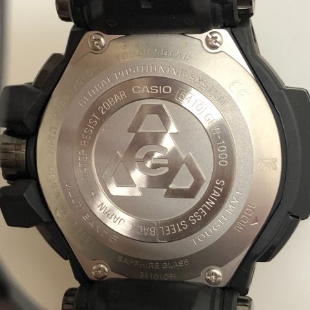  CASIO カシオ G-SHOCK 腕時計 グラビティマスター 電波ソーラー GPW-1000 ブラック