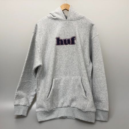  HUF ハフ フーディー プルオーバー パーカー Mサイズ FL00193 ヘザーグレー