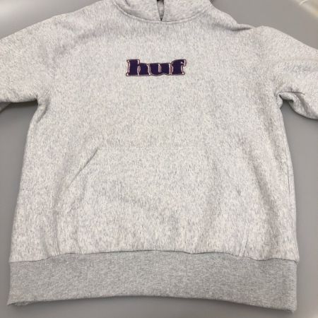  HUF ハフ フーディー プルオーバー パーカー Mサイズ FL00193 ヘザーグレー