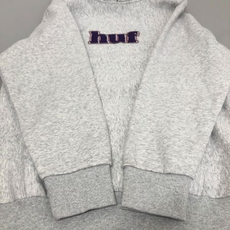  HUF ハフ フーディー プルオーバー パーカー Mサイズ FL00193 ヘザーグレー