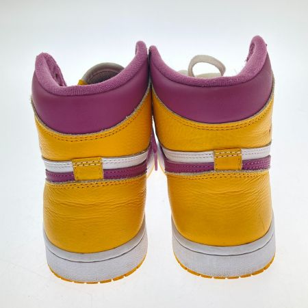  NIKE ナイキ AIR JORDAN 1 RETRO HIGH OG　スニーカー　26.5ｃｍ 555088-706 パープル×イエロー