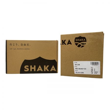  SHAKA シャカ NEO BUNGY EX ネオバンジー EX  サンダル 27cm ブラック