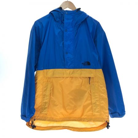  THE NORTH FACE ザノースフェイス アノラックパーカー ジャケット Lサイズ NP-2308 イエロー×ブルー