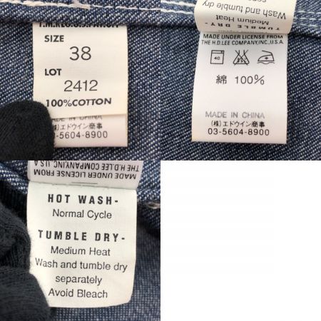  LEE リ カバーオール デニムジャケット SIZE 38 91-J 2412 インディゴ