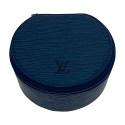 □□ LOUIS VUITTON ルイヴィトン エピ  エクランビジュー12　ジュエリーＢＯＸ M48215 ブルー Bランク