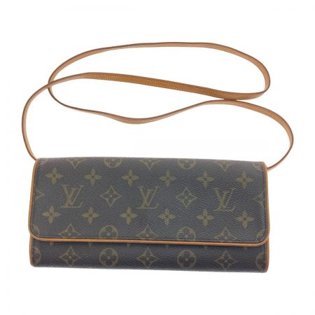  LOUIS VUITTON ルイヴィトン モノグラム ポシェットツインGM M51852