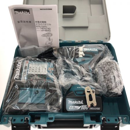  MAKITA マキタ 充電式震動ドライバドリル 18V HP484DRGX