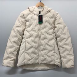 □□ TIGORA ティゴラ アルミ蓄熱パデッドフードジャケット Lサイズ TR-9C2564IJ アイボリー Aランク
