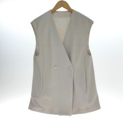 □□ BALLSEY ボールジィ ドライアムンゼン Vネックジレ ベスト SIZE 36 R-01 アイボリー Bランク