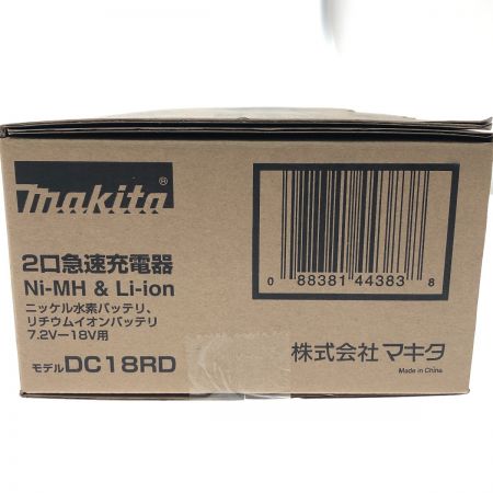  MAKITA マキタ 2口急速充電器 7.2V-18V用 DC18RD