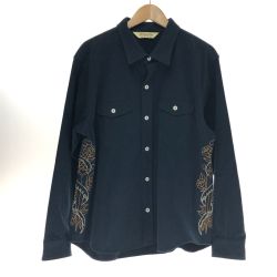 □□ softmachine 長袖シャツ XLサイズ SM-19aw-042 ネイビー Bランク