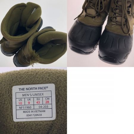  THE NORTH FACE ザノースフェイス スノーショット 6 防寒ブーツ 28cm 本体のみ NF51960 オリーブ